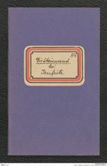 Seite 1, Tagebuch "Steinwand b. Irnfritz" (NHMW-PRAE-BBB-84)
